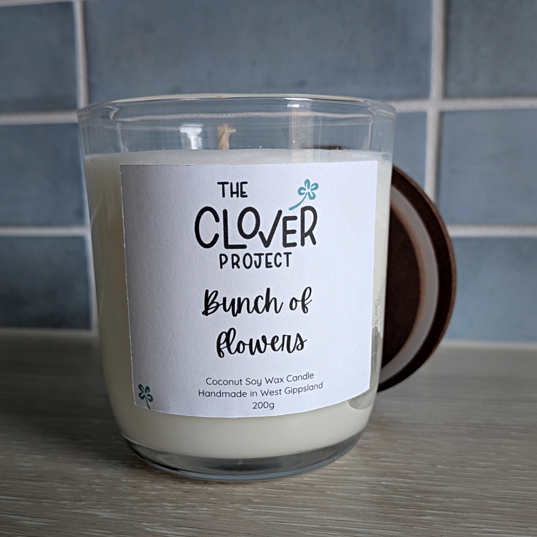 Bunch of Flowers Candle
