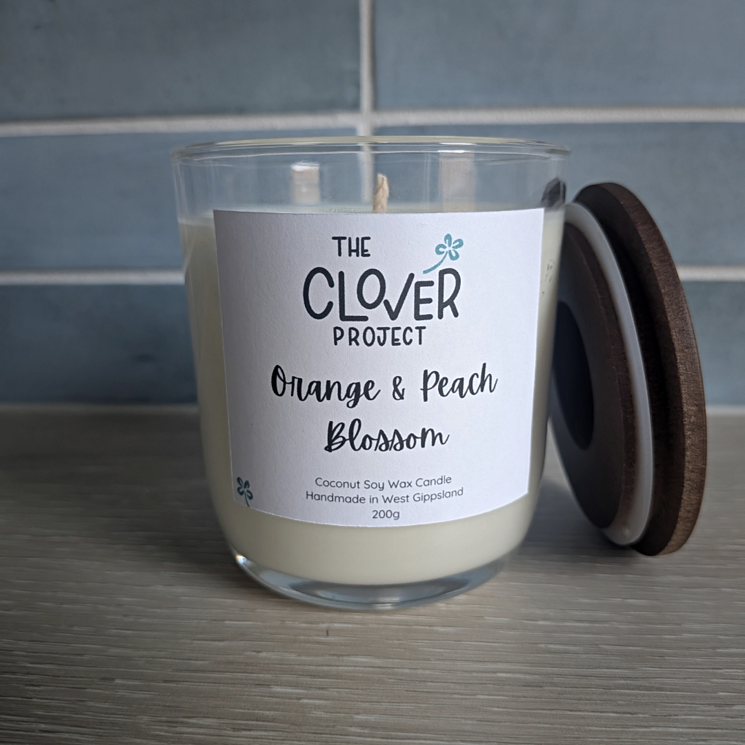 Orange & Peach Blossom Candle