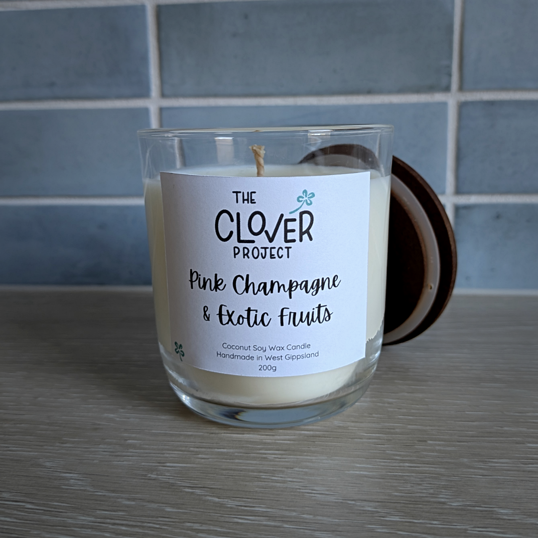 Pink Champagne & Exotic Fruits Candle