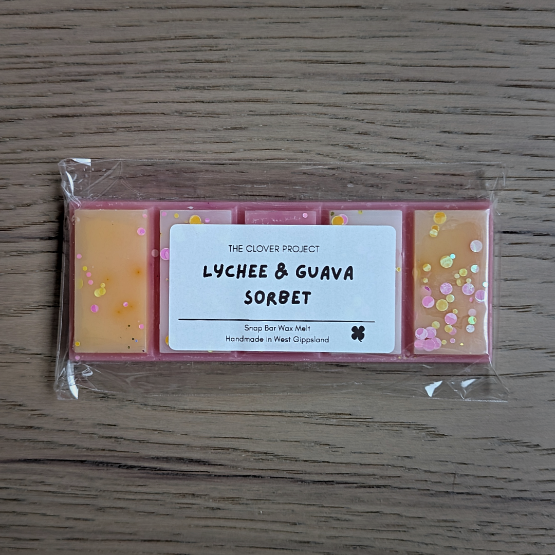 Lychee & Guava Sorbet Snap Bar